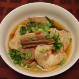 ぶりアラ豆腐